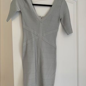 Bebe grey/blue bodycon Dress